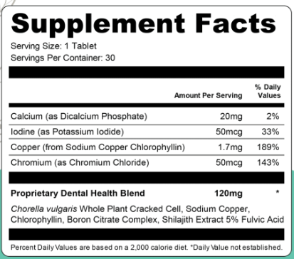 Denticore - Supplement facst